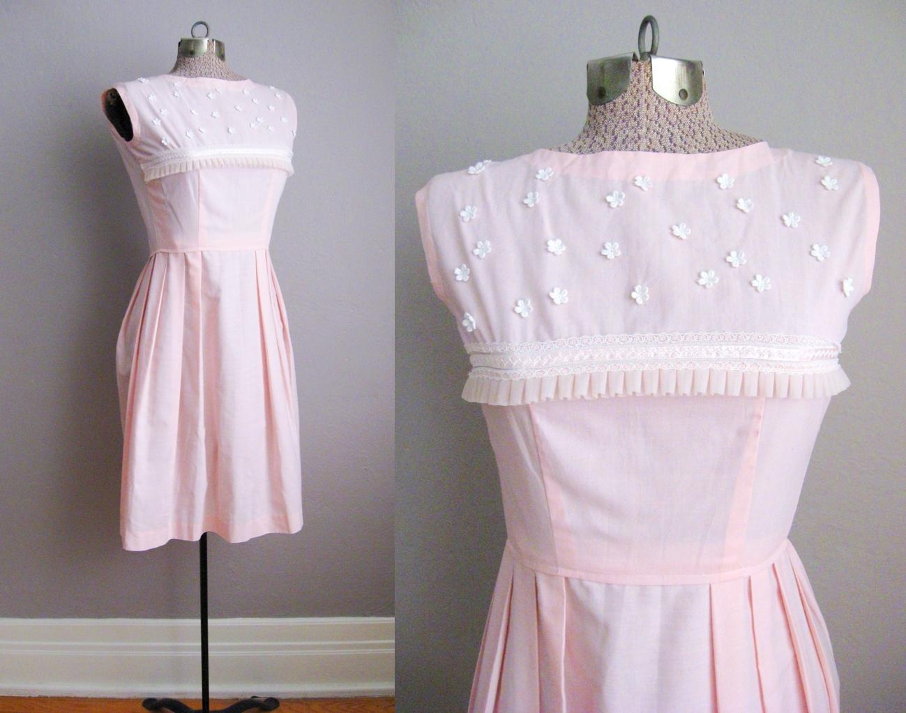 1950s Girls' Pink Party Dress